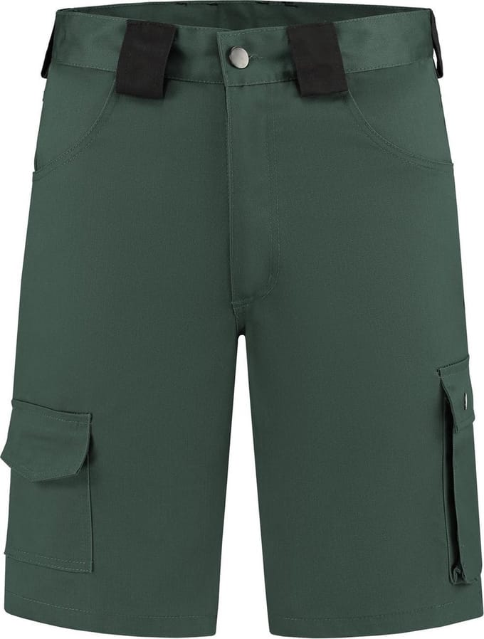 EM Workwear Bermuda Korte Werkbroek kat/pol Flessengroen - Maat 42