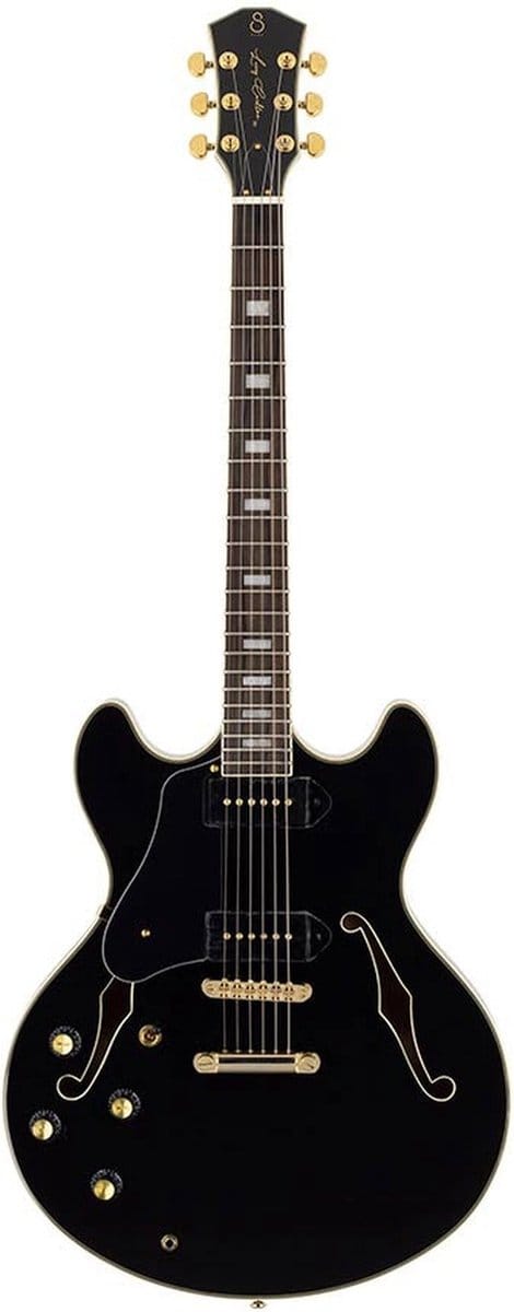 Sire H7VL Linkshandige Semi-Hollow Elektrische Gitaar Black