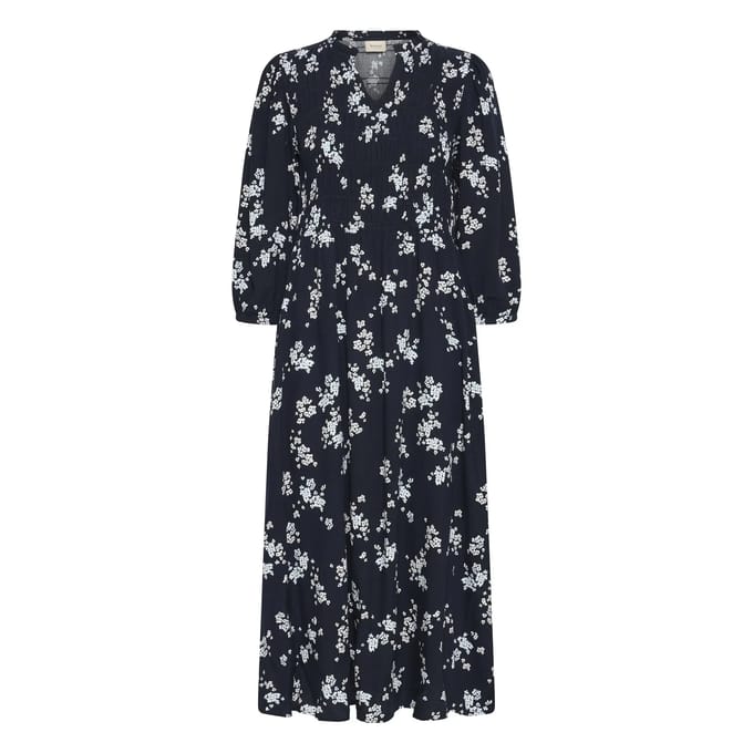 fransa - FRLALU DR 1 - Dames - Midi jurken