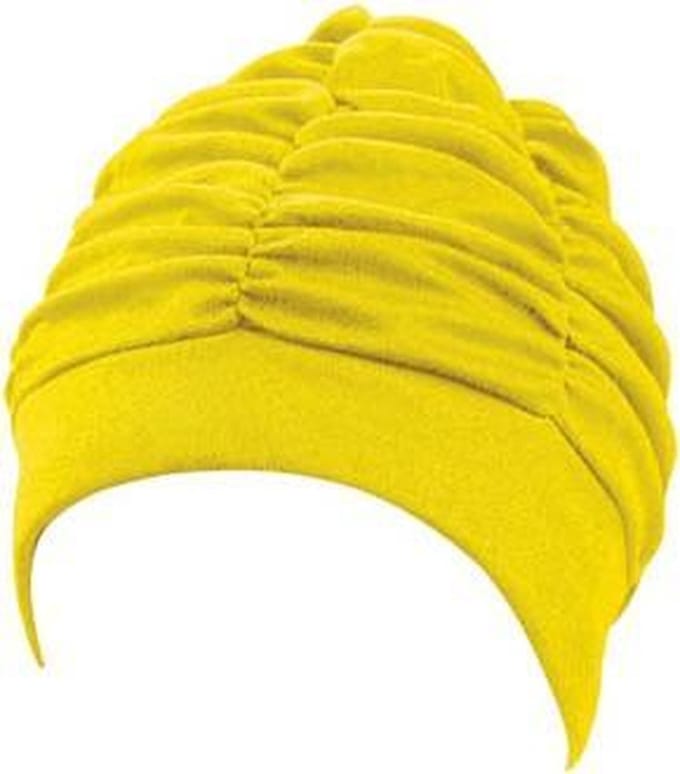 BECO - Badmuts voor Dames - Stof - Grote Pasvorm - Geel - One size