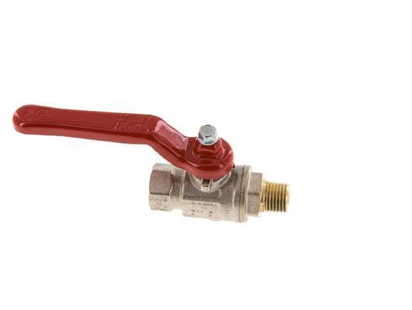 Buiten x Binnendraad R/Rp 1/4 inch 2-Weg Messing Kogelkraan - BL2BN-M-MF-014