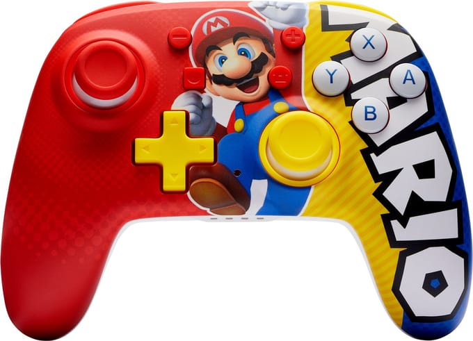 PowerA Nano verbeterde draadloze controller voor Nintendo Switch - Mario-overwinning