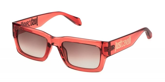 Just Cavalli SJC039 Corallo trasparente 54/21/145 UNISEX Zonnebrillen