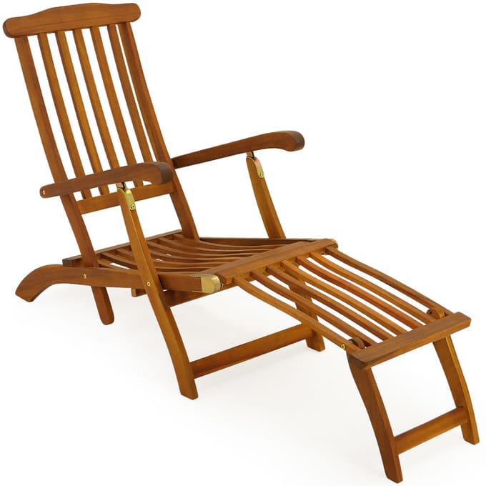 Ligbed Queen Mary® Acaciahout FSC®-gecertificeerd 120x54x95cm