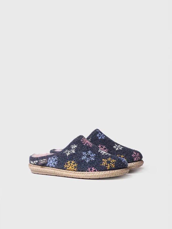 Damesslippers van vilt | DELI-CP