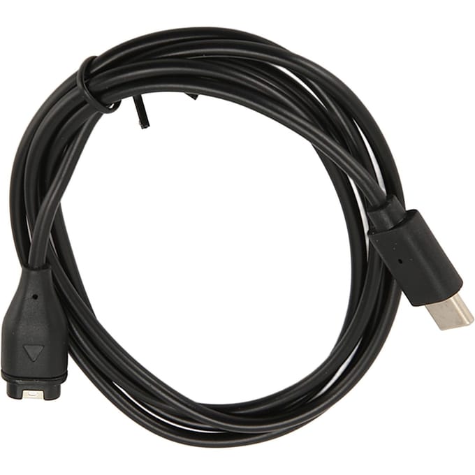 USB C Oplaadkabel voor Garmin Horloge Fenix 7 7S 7X 6 6S 6X 5 5S Forerunner 245 945 Instinct 2 2S black