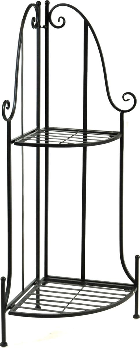 Etagere hoekmodel - zwart