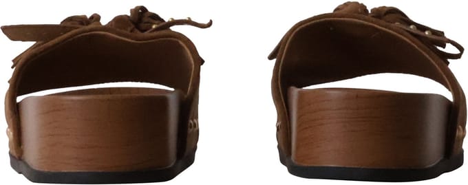Slippers met plateauzool, om gewoon aan te trekken