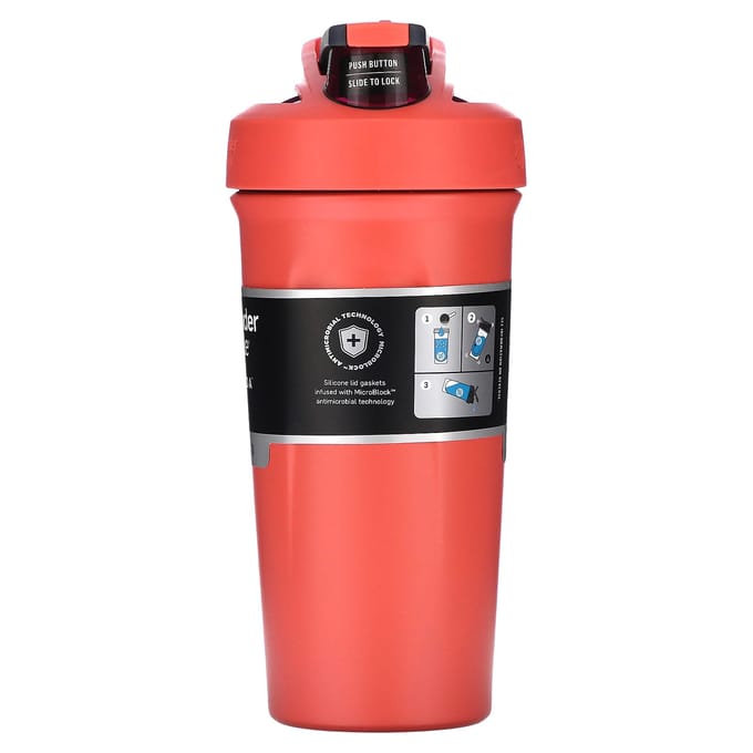 Strada, Geïsoleerd roestvrij staal, FC Coral, 710ml(24oz) black
