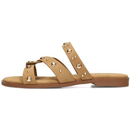POSH by Poelman LINDE Dames Slippers - Bruin