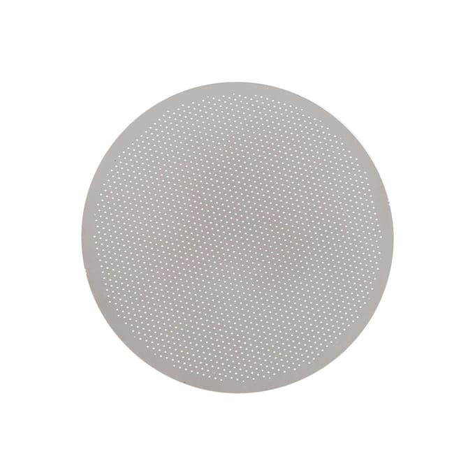 Filtre à café en acier inoxydable solide et réutilisable white