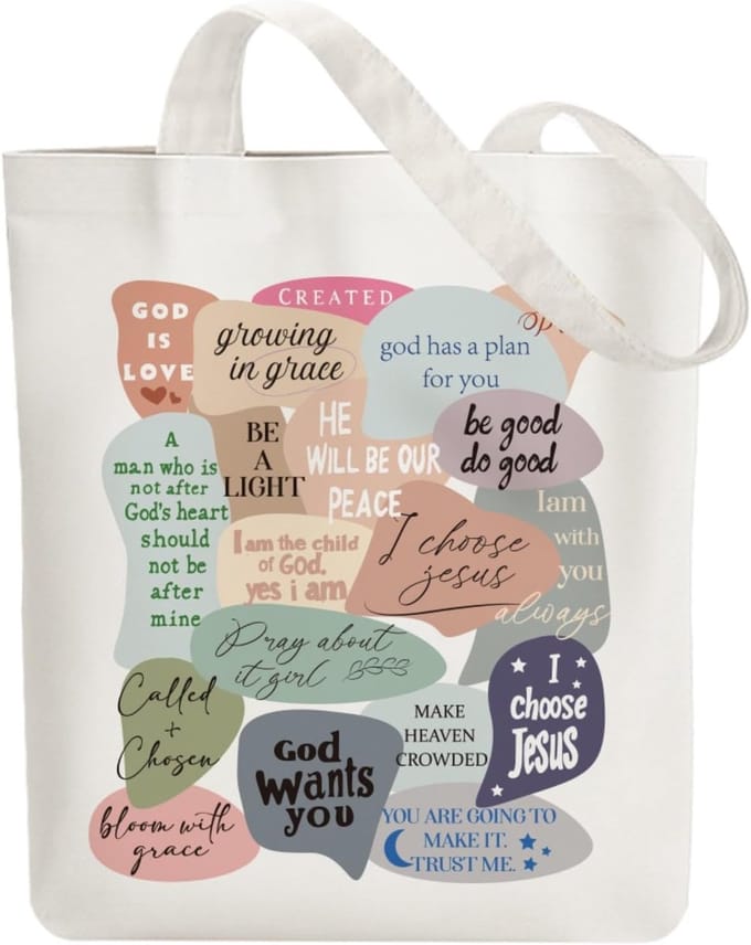 Duurzame Katoenen Draagtas met Make-uptas Cadeauset