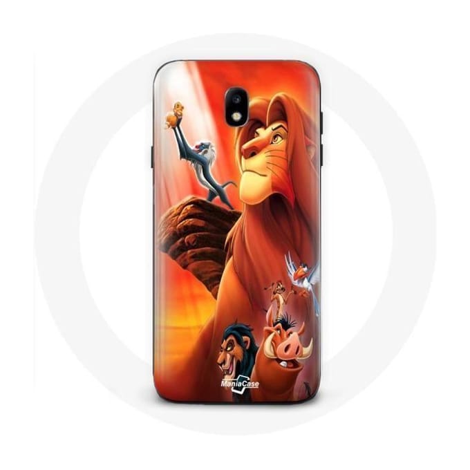 Samsung Galaxy J3 2017 hoesje De Lion King Simba en Mufasa