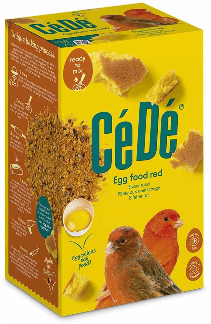 CéDé æggefoder kanarie rød 1kg