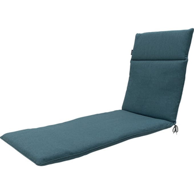 Madison - Ligbedkussen Sea blue canvas eco+ - Ca. 190x60 cm