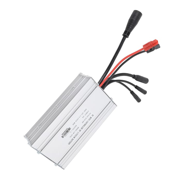 30A Borstelloze Motorcontroller voor 1000W Vermogen Waterdichte Blokgolfcontroller Elektrische Fiets white