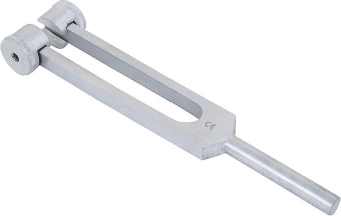 Aluminium stemvork met dempers, 128 Hz. (DUITS)