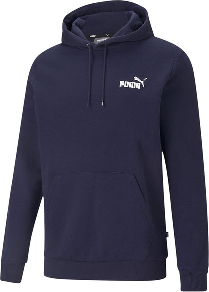 Puma Ess Small Logo Hoodie Blauw S Man