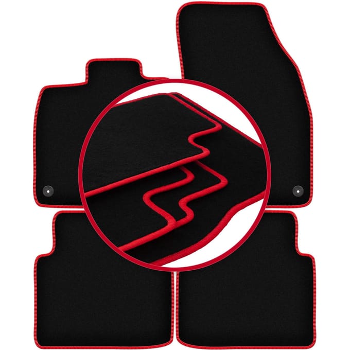 CARLUX-RED automatten voor: Skoda Enyaq iV SUV (2020-)