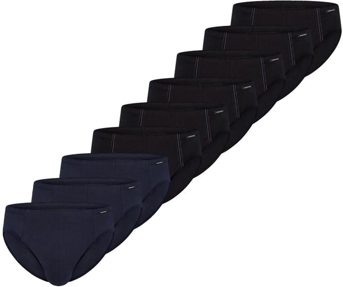 Schiesser Heren slip / onderbroek 9 pack Cotton Essential