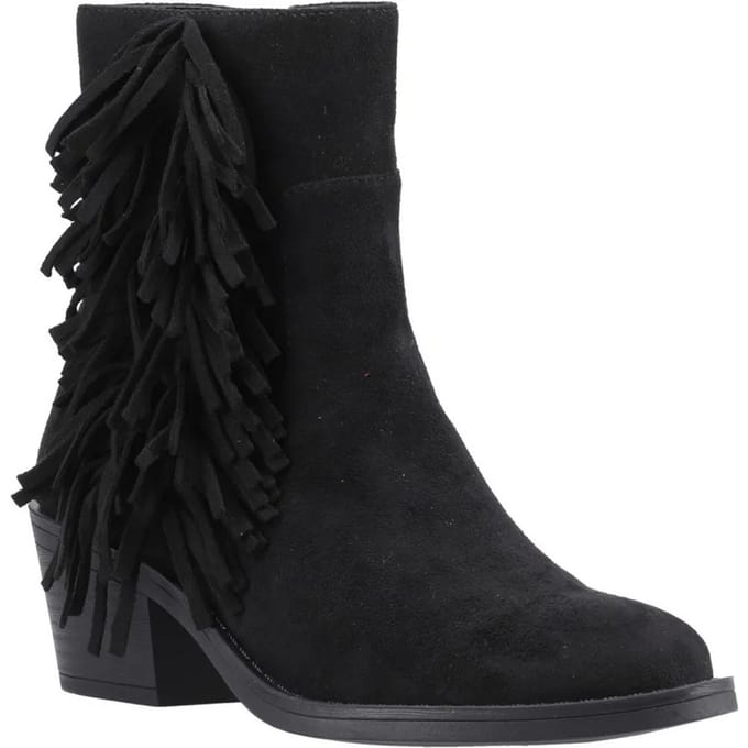 Rocket Dog Dames/Dames Yankee Tassel Cowboylaarzen (Zwart)