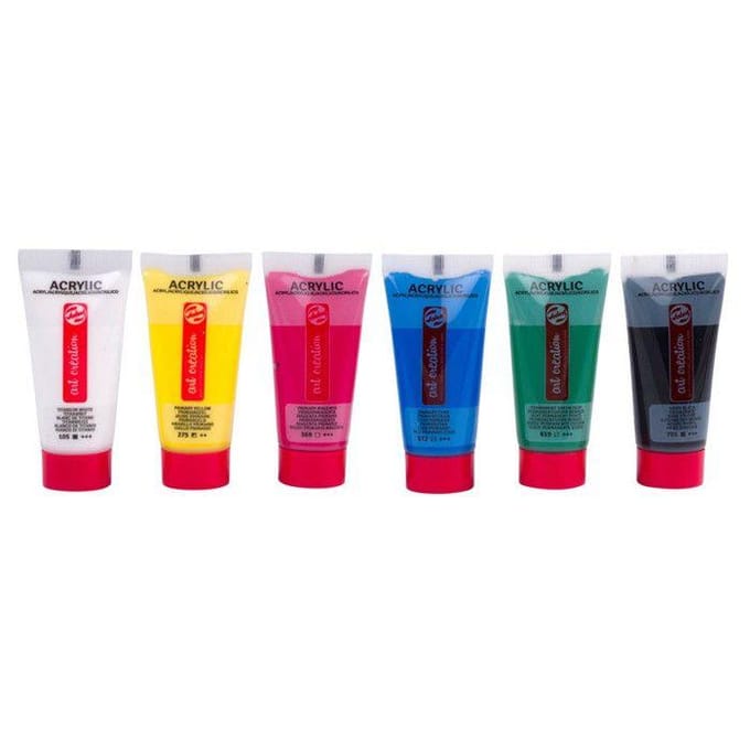 Talens Art Creation Acrylverf Primary 6x12ml Verven en kleuren