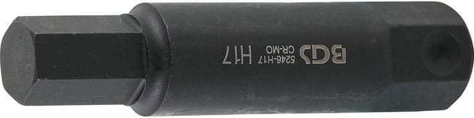 BGS bitlengte 100 mm aandrijving buitenzeskant 22 mm binnenzeskan...