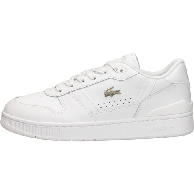 Lacoste T Clip SET - Dames Sneakers - Wit - Goud