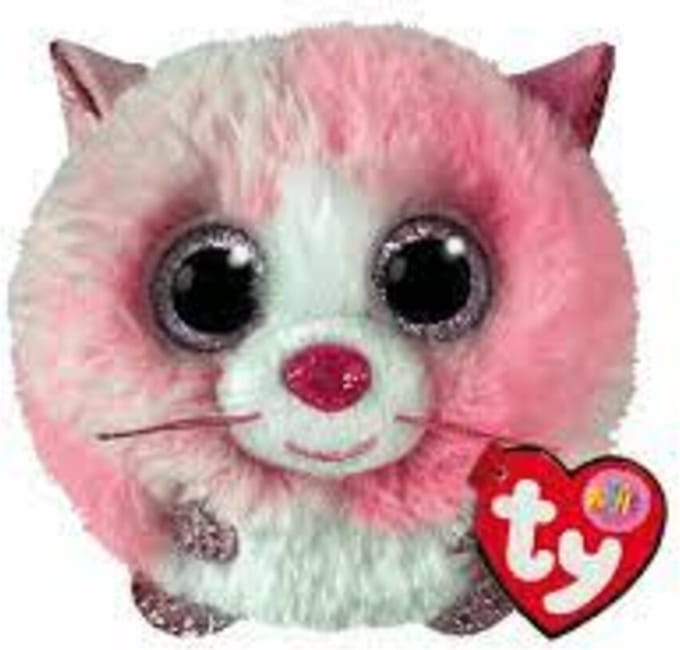 TY Teeny Puffies Tia Cat 10 cm -