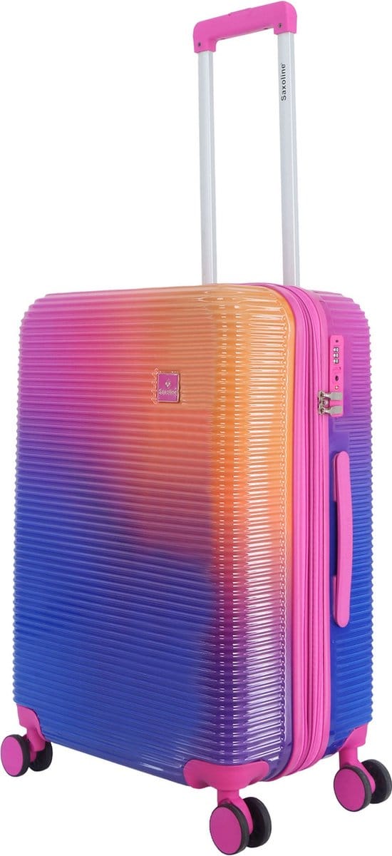 Saxoline Twist Harde Reiskoffer 67 cm – Fuchsia - Fuchsia / Medium