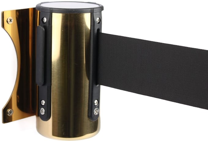 Wandsysteem met Trekband - Messing - Zwart