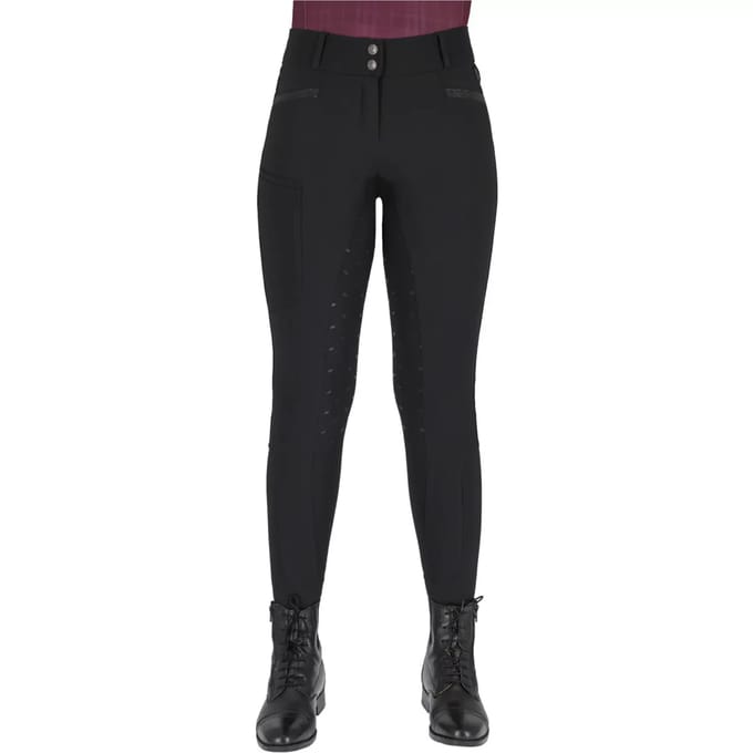 Qhp Rijbroek Zahra Full-grip Zwart - 40