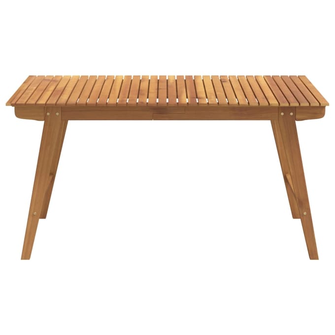 vidaXL - Tuintafel - 150x90x75 - cm - massief - acaciahout