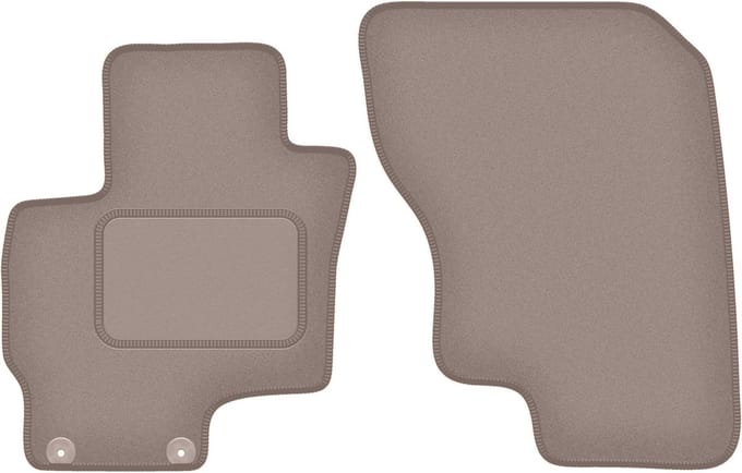 Beige voormatten voor: Mitsubishi Outlander III PHEV SUV (2012-)
