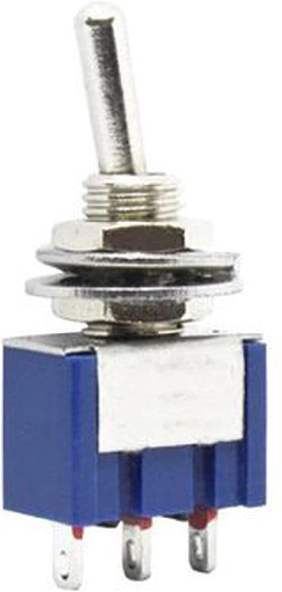 VLTG Tuimelschakelaar ON-ON - ?6mm - Enkelpolig - Wissel - 3A/250V - 6A/125V - MTS-102
