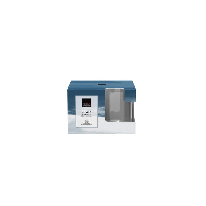 Glas jewel 35 cl set van 4