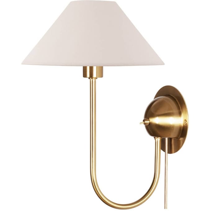 Globen Lighting wandlamp IRIS, crème, hoogte 32 cm