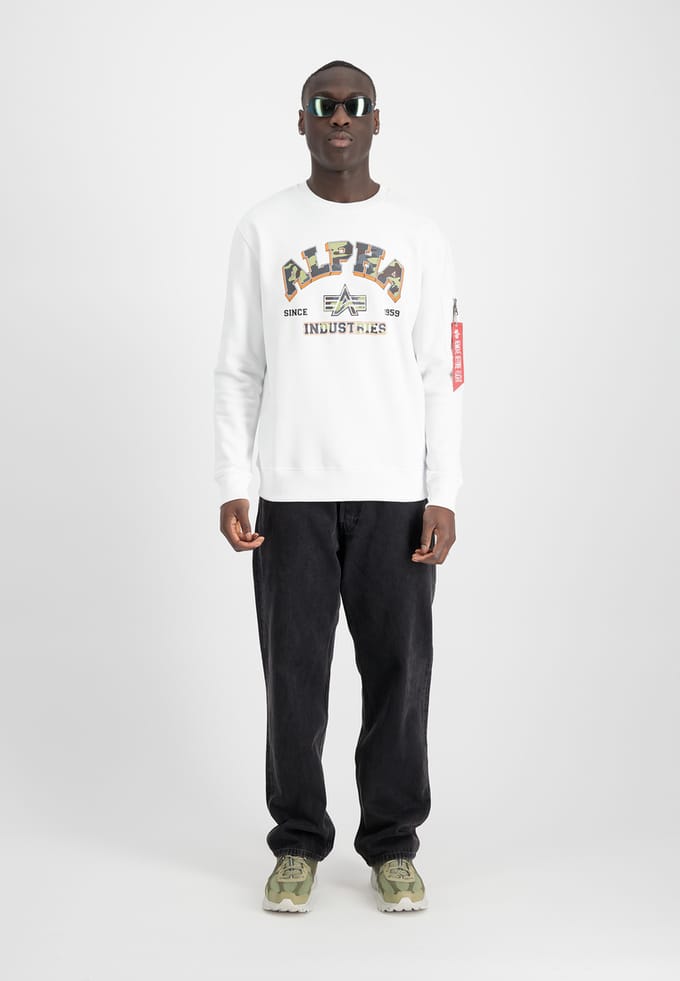 Sweatshirt Alpha Industries College Camo