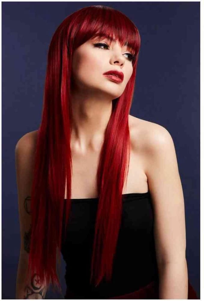 Fever - Jessica True Blend Ruby Red Pruik - Rood