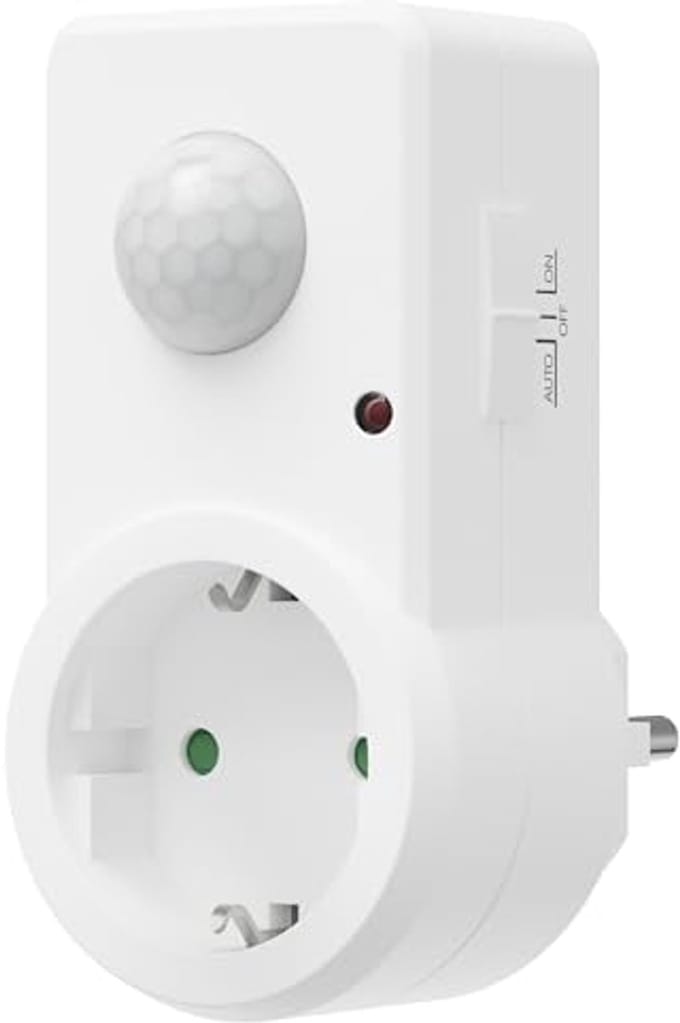 Set van 2 Bewegingssensor Stopcontacten met 120 Graden/9 m Infrarood