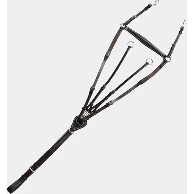 Jachthalsband voor paard met stiksels Canter