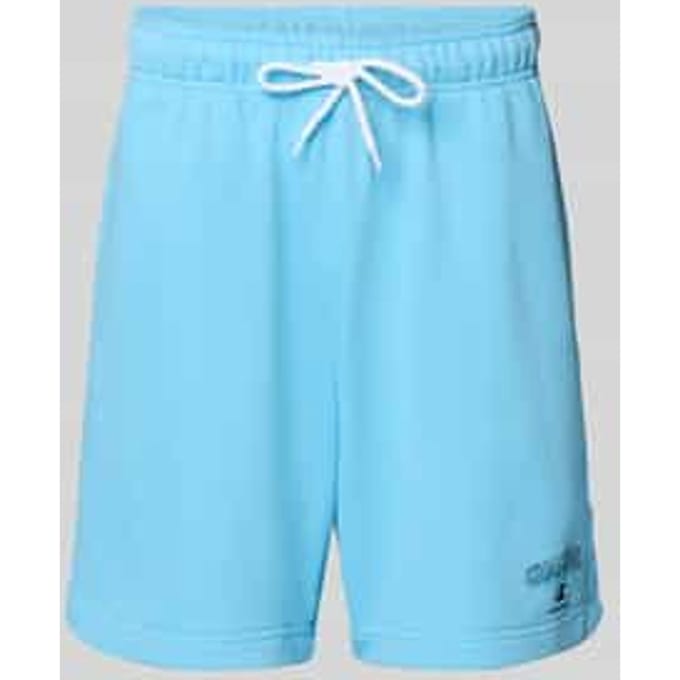 Sweatshorts met logo en elastische band