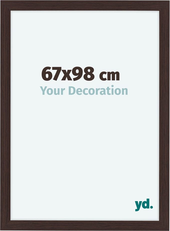 Your Decoration - Fotolijst 67x98 cm - MDF - Eiken Donker - Como
