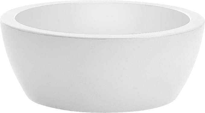 Bloemschaal Plantschaal Rond Thetis 50x17cm WIT Nicoli