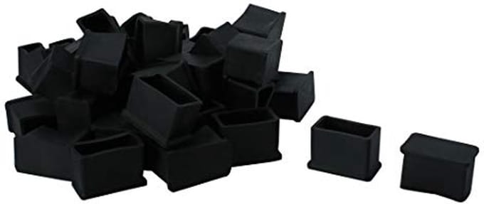 30 Stuks Stoelpoten Beschermdoppen voor Meubels - Universele Stootdoppen 0,2"x1" en 0,59"x1,18"