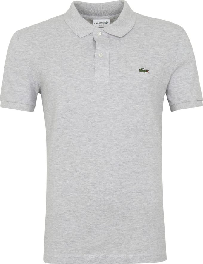Lacoste Poloshirt Licht Grijs - Maat 4XL - Heren