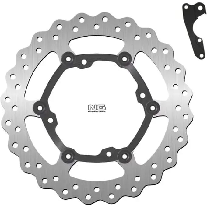 Vlotterende motorremschijfset en steuntje NG Brake Disc Wave 1160XK01