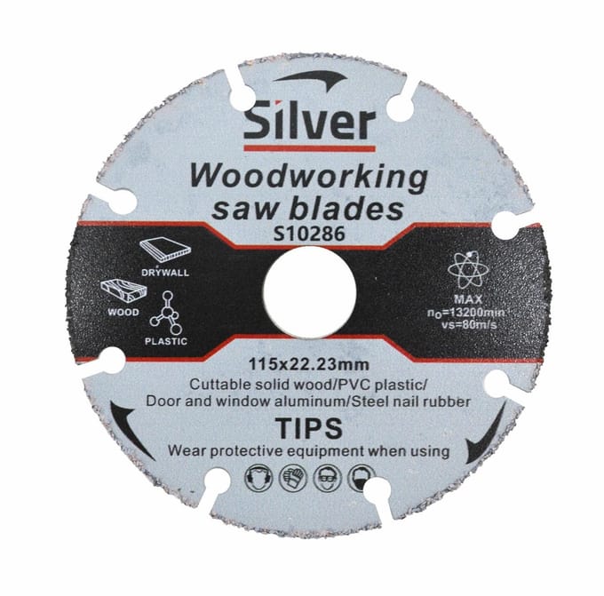 Silver Serie - Diamant Cirkelzaagblad - 115mm - Universeel Snijden - Wijd Capabel