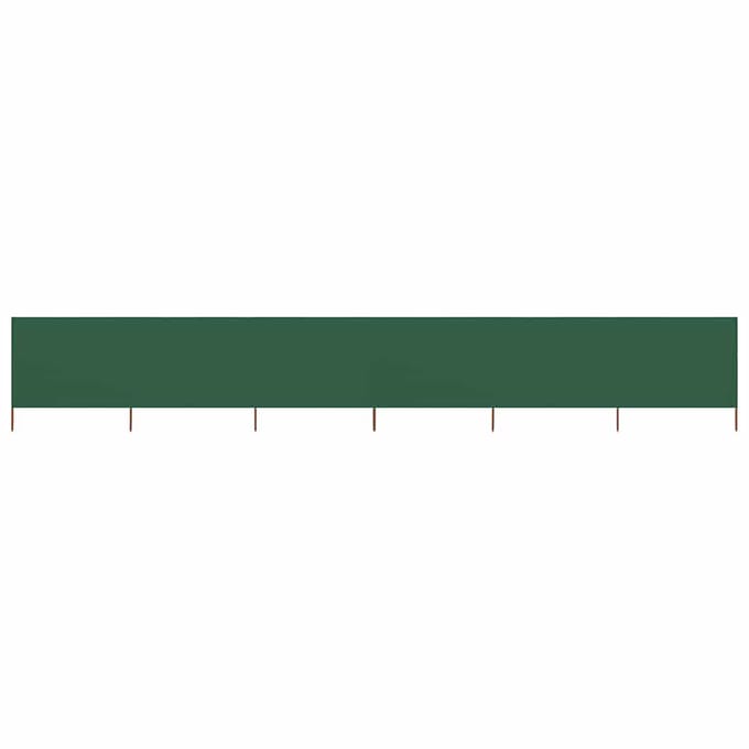 vidaXL - Windscherm - 6-panelen - 800x80 - cm - stof - groen