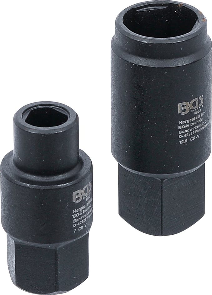 BGS Dopsleuteldoppen voor Bosch-injectiepompen 3-kant 7 / 12,6 mm